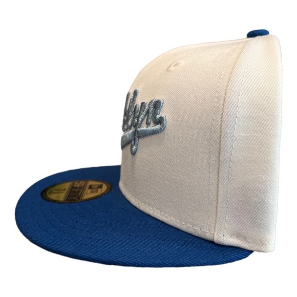 New Era Los Angeles Brooklyn Dodgers 59FIFTY Fitted Hat 75 Years Jackie - Picture 5 of 6